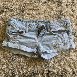 American Eagle Distressed Jean Shorts